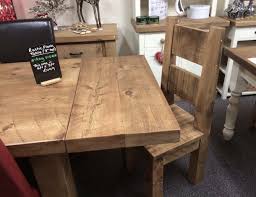 Traditionally jointed, or with removeable legs available with a 2 top, with 4 legs or 3 top, with 5 legs, this table is available with a standard, double wax finish. Rustic Chunky Sherwood Plank 2 Top Table Raw Furniture Uk Raw Furniture Uk