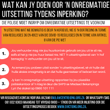 Ndifuna Ukwazi On Twitter Information On What To Do If You Experience Or Encounter An Illegal Eviction During Lockdown Translated Into Isixhosa And Afrikaans You Are Entitled To Police Assistance And These