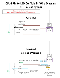 Here you may to know how to convert ballast to led. 4 Pin G24 Socket Cfl To Led Conversion For Canned Lights