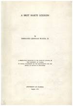A Bret Harte Lexicon