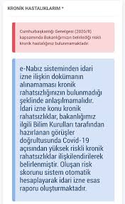 E nabız corona tahlil covid 19 test sonucu öğrenme korona testi sonucu korona tahlil sonucu nasıl sorgulanır. E Nabiz Dan Kronik Hastaliklara Dair Yeni Aciklama Memurlar Net
