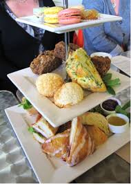 Restaurant Afternoon Tea Three Tiered Tray Truffles Fine Foods At Vandusen Botanic Gardens 7am To 8pm 28 For Two Food Fine Food Afternoon Tea