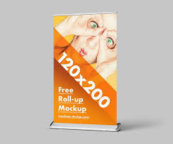 Free Roll Up Mockup 120x200 Cm Mockups Design Free Premium Mockups Free Mockup Mockup Psd Templates