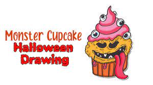 You can also add extra funny details to change your drawings. How To Draw A Monster Cupcake Real Easy Youtube
