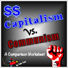 Capitalism Vs Communism Comparison Chart Pre Reading Tool