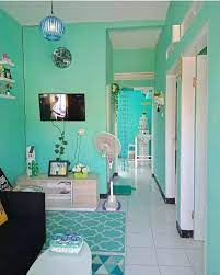 Kitchen set yang dipilih warna putih memberikan perpaduan yang ciamik. Lingkar Warna 8 Inspirasi Rumah Minimalis Dengan Kombinasi Warna Hijau Tosca