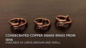 Consecrated Copper Snake Ring From Isha Youtube All reviews pin drop silence meditation hall bell rings peaceful place isha yoga center holy dip must visit place inner.