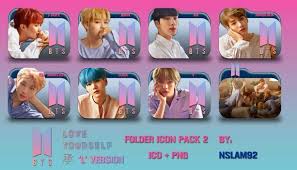 .folder icon that you need are freely available on our website and you can download this king of the monsters folder icon for all your educational, entertainment dmax. Bts Love Yourself Her Folder Icon Pack 2 By Nslam92 Folder Icon Traditional Art Fan Art