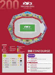 Memorable Georgia Dome Stadium Seating Chart Mercedes