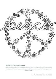 A few boxes of crayons and a variety of coloring and activity pages can help keep kids from getting restless while thanksgiving dinner is cooking. Peace Love Unity Coloring Page Canary Jane