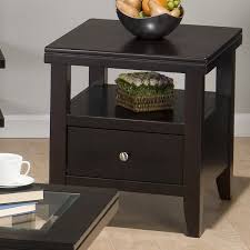Jofran Marlon Wenge End Table Square From Hayneedle Com Living Room End Tables End Tables Living Room Side Table