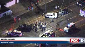 Car accidents are also the number one cause of spinal. Fox 10 Phoenix Serious Crash Facebook