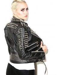 Women S Jackets Hoodies Fur Faux Fur Coats Spiked Leather Jacket Killstar Clothing Leather Fashion
