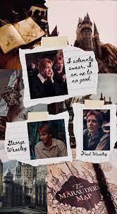 Weasley Twins Marauders Map Weasley Twins; Harry Potter Aesthetic Wallpaper | Harry Potter Aesthetic,  Harry Potter, George Weasley