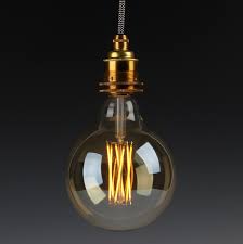 Danlamp E27 Vintage Deko Led Mega Edison Gold Lampe 125mm 240v 4w