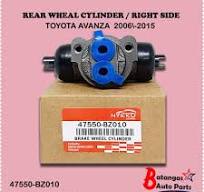 REAR WHEEL CYLINDER RIGHT TOYOTA AVANZA 2006-2015 47550-BZ010 NIKKO JAPAN  1PC