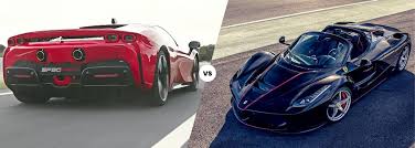 Ferrari has removed the top off of their famous laferrari for a new hybrid hypercar experience. Ferrari Sf90 Stradale Vs Laferrari Compare Performance Power Style Ferrari Lake Forest