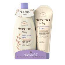 Aveeno baby eczema care soothing colloidal oatmeal moisturizing cream, 330 ml. Aveeno Baby Calming Comfort Bath Lotion Set For Bedtime 2 Items Walmart Com Walmart Com