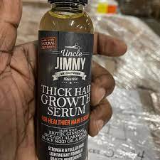 Amazon.com: Uncle Jimmy Thick Hair Growth Serum, Hair Growth Treatment,  Anti Hair Loss, Promotes Thicker, Stronger Hair for Men & Women 4 Fl Oz :  Beauty & Personal Care