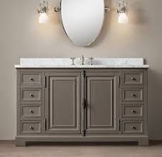 Restoration Hardware Pottery Barn Vanity Dupes Single Sink Vanity Restoration Hardware Bathroom Single Vanity