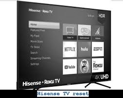 Menu> settings > storage and reset > factory data reset. Hisense Tv Reset To The Factory Settings Hard Master Reset