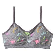 maidenform girls 7 16 patterned crop bra bra bra size
