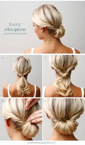 Side braid with top knot. 10 Quick And Pretty Hairstyles For Busy Moms