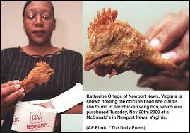 They are dipped in butter and rolled in a flavorful bread crumb mixture that includes cheese. Did A Woman Find A Chicken Head In Her Mcnuggets Skeptics Stack Exchange