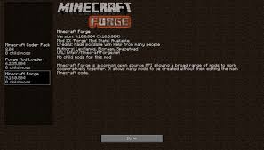It functions as a base for minecraft adjustments. Minecraft Forge Mod Loader 1 17 1 16 5 1 15 2