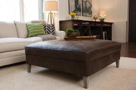 Ottoman Coffee Table Combo Ottoman In Living Room Leather Ottoman Coffee Table Leather Coffee Table