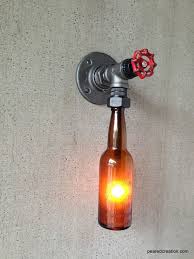 Bougeoir Lampe Luminaire Industriel Steampunk Lumiere Eclairage De Mur Luminaire Industriel Lampes Bouteille Lumieres De Bouteille
