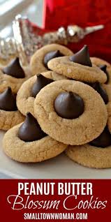 Peanut Butter Blossom Cookies Recipe Cookies Recipes Christmas Peanut Butter Blossom Cookies Peanut Butter Thumbprint Cookies