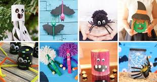 This is a nice easy craft to decorate your classroom with. 55 Fun And Easy Halloween Crafts For Kids Diy Crafts