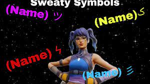 Sweaty fortnite names with symbols. Top 15 Sweaty Symbols To Put In Your Fortnite Name 2020 Youtube