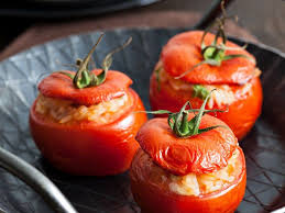 Tomates Farcies A La Viande Hachee Faciles Et Rapides Recette Recette Tomates Farcies Recettes De Cuisine Recette Tomate