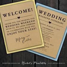 Wedding Welcome Note Itinerary Double Sided Custom Printable Wedding Welcome Bag Tags Notes Hotel Wedding Welcome Gifts Hotel Welcome Bags Wedding Welcome Bags