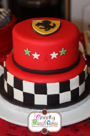 This fantastic vintage race car themed birthday party was submitted by danielle arcese cutie putti paperie. Ferrari Birthday Cakes