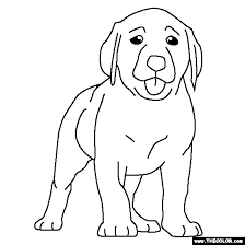 Labrador Puppy Coloring Page Welcome to the coloring pages for puppy pictures.