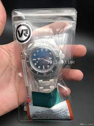 VRF Лучшее Качество Наручные Часы 44MM Керамический Ободок Оригинальный  Регулируемый Ремешок Автоматическое Движение Спортивные Часы Sea Dweller  Мужские Часы От 11 890 руб. | DHgate