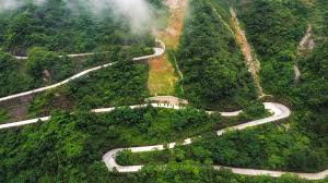 Picture China Tianmen Mountain Nature Mountains Roads 1920x1080