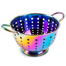 Thyme Table 5 Quart Colander Stainless Steel Kitchen Strainer Walmart Com Stainless Steel Kitchen Kitchen Strainer Kitchen Essentials