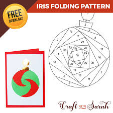 The center of the design forms. 50 Free Iris Folding Patterns Craft With Sarah