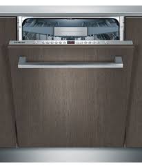 The materials used on the kitchen are gray and white base cabinets and black and white solid surface countertops. Siemens Sn66p090eu Speedmatic 60 Cm Dishwasher