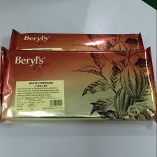 Beryls chocolate & confectionery sdn bhd. New Beryl S Gourmet White Compound Beryl S Coklat Putih Bar 1kg Shopee Malaysia