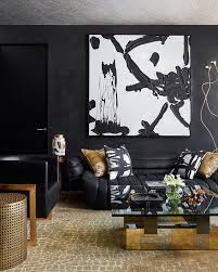 Apartment Black And Gold Living Room Decor Black And Gold Never Gets Old The Erskineville Dark Apartment Is Featured In Thepatternedinterior Gold Living Room Decor Dark Interiors Gold Living Room