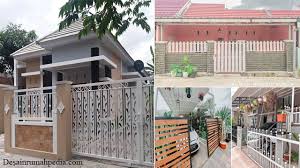 Selain pagar tembok dan pagar batu alam, pagar rumah minimalis dari kayu bisa menjadi alternatif bagi anda yang tetap menginginkan kesan alami pada desain modern rumah anda. 6 Model Desain Pagar Rumah Minimalis Paling Diminati Desainrumahpedia Com Inspirasi Desain Rumah Minimalis Modern