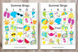 Perfect for rainy day activities, birthday party games. Free Printable Summer Bingo Low Prep Boredom Buster The Artisan Life