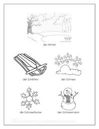 Winter Wortschatz Malvorlage Winter Vocab Coloring Page Free Download German In The Afternoon Activities Activities Coloring Pages German
