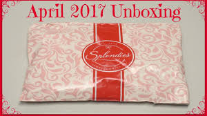 Splendies Subscription Unboxing April 2017