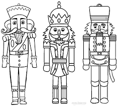The nutcracker is a wooden mechanical toy, as well as a symbol of the new year and christmas, which personifies the victory of good over evil. Printable Nutcracker Coloring Pages For Kids